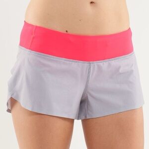 Lululemon | Speed Shorts (Naked Seam) - size 6